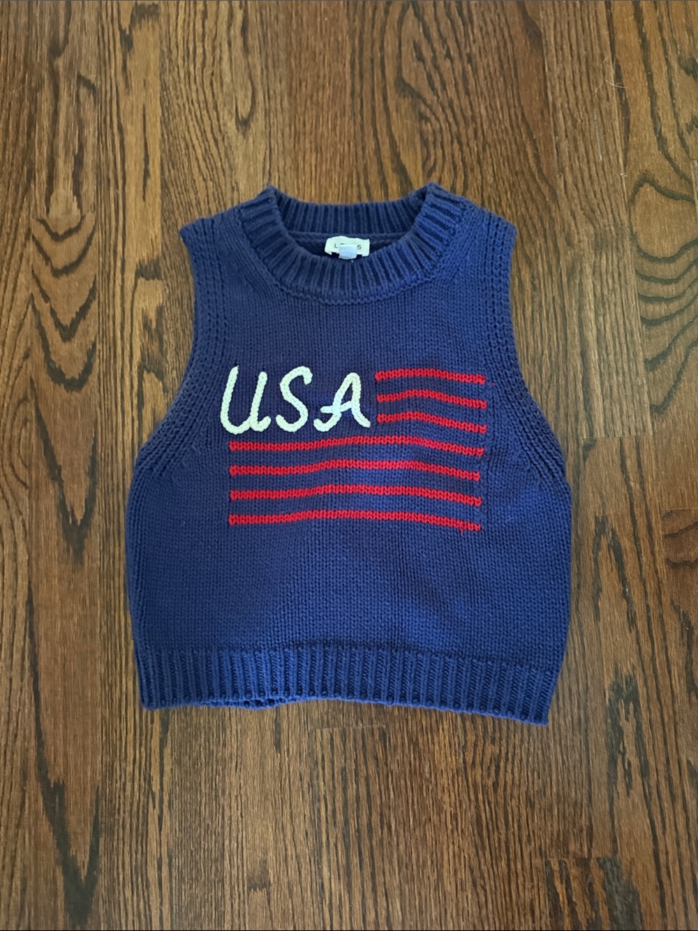 USA Sleeveless Knit Top